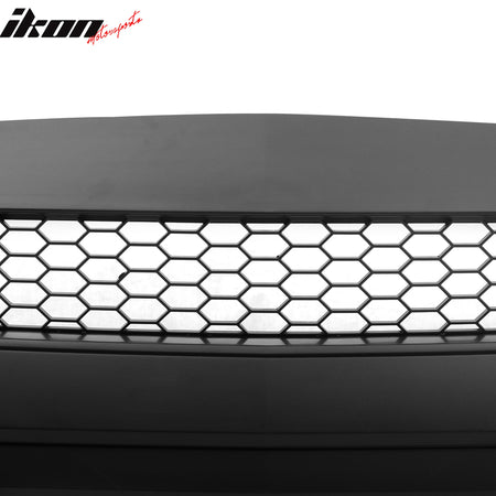 Fits 15-17 Ford Mustang GTD Style Front Bumper Conversion W/ Grilles + Front Lip