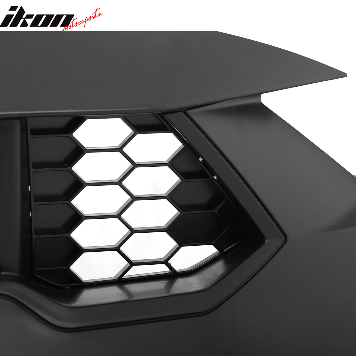 Fits 18-23 Ford Mustang GTD Style Front Bumper Conversion W/ Grilles + Front Lip