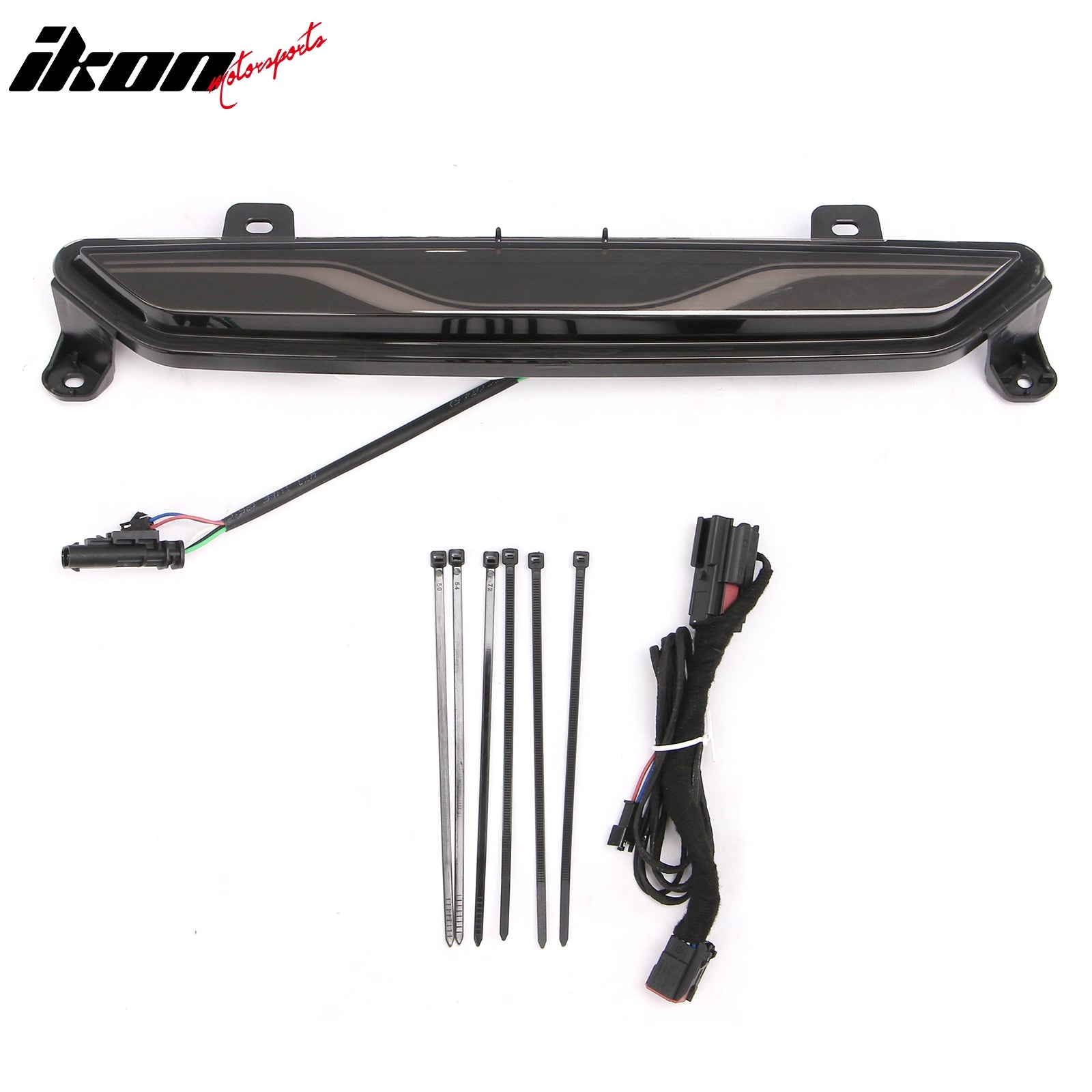 Fits 15-23 Mustang Dark Horse Rear Bumper + Diffuser + LED GT-C Light +Reflector