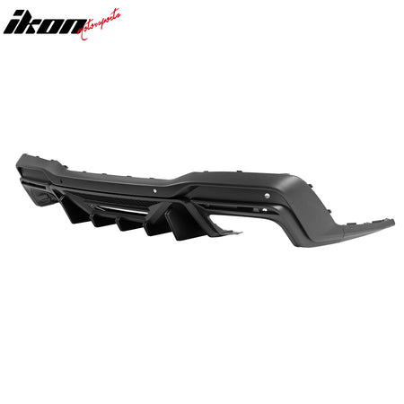 Fits 15-23 Mustang Dark Horse Rear Bumper +Speed Diffuser +GT-V Light +Reflector