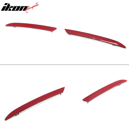 Fits 15-23 Mustang Dark Horse Rear Bumper + Rock Diffuser +GT-C Light +Reflector