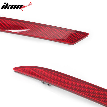 Fits 15-23 Mustang Dark Horse Rear Bumper + Rock Diffuser +GT-V Light +Reflector