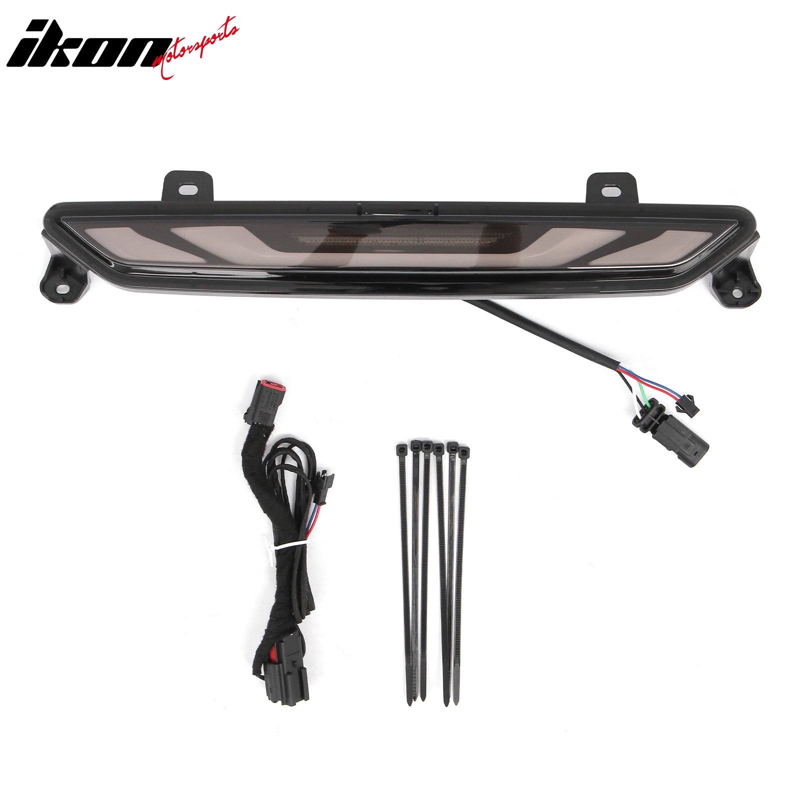 Fits 15-23 Mustang Dark Horse Rear Bumper + Rock Diffuser +GT-V Light +Reflector