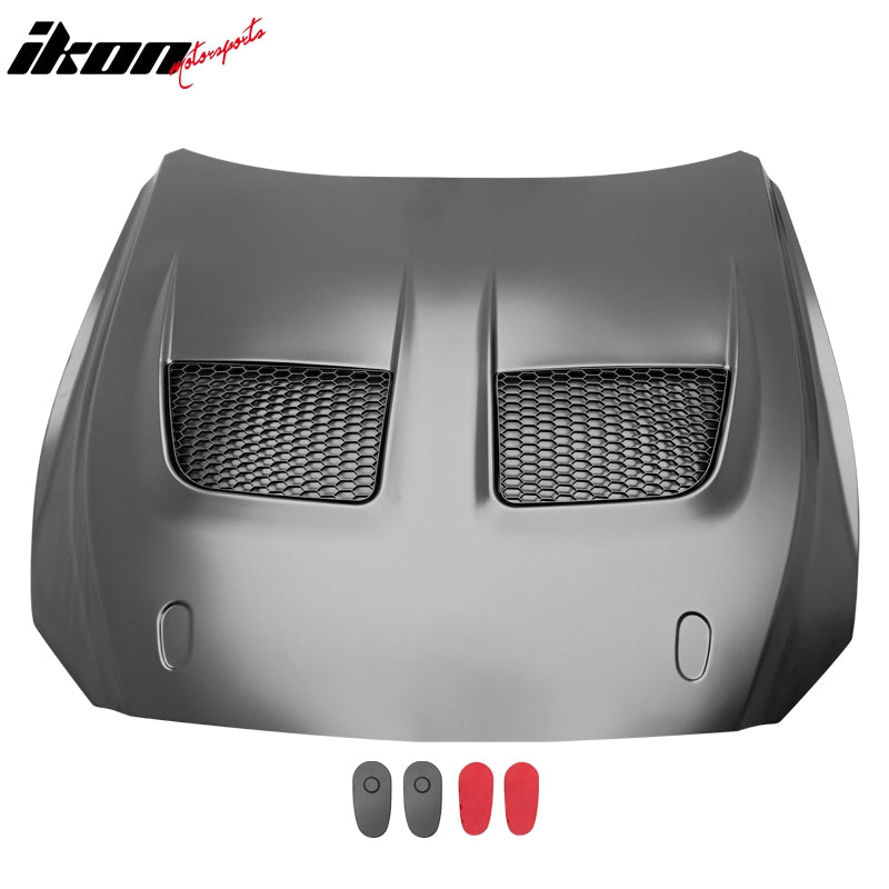 For 15-17 Ford Mustang Bumper Conversions + Fender + Hood + Grille + Side Skirts
