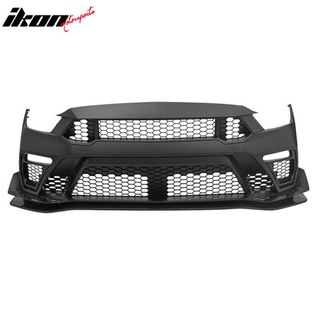 For 15-17 Ford Mustang Bumper Conversion + Fender + Hood + Diffuser +Side Skirts