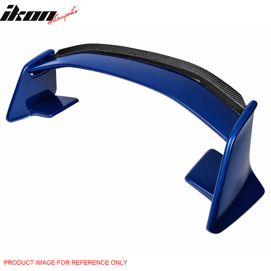 Fits 13-20 Scion FR-S/Subaru BRZ/86 #02C Blue Trunk Spoiler + CF Gurney Flap