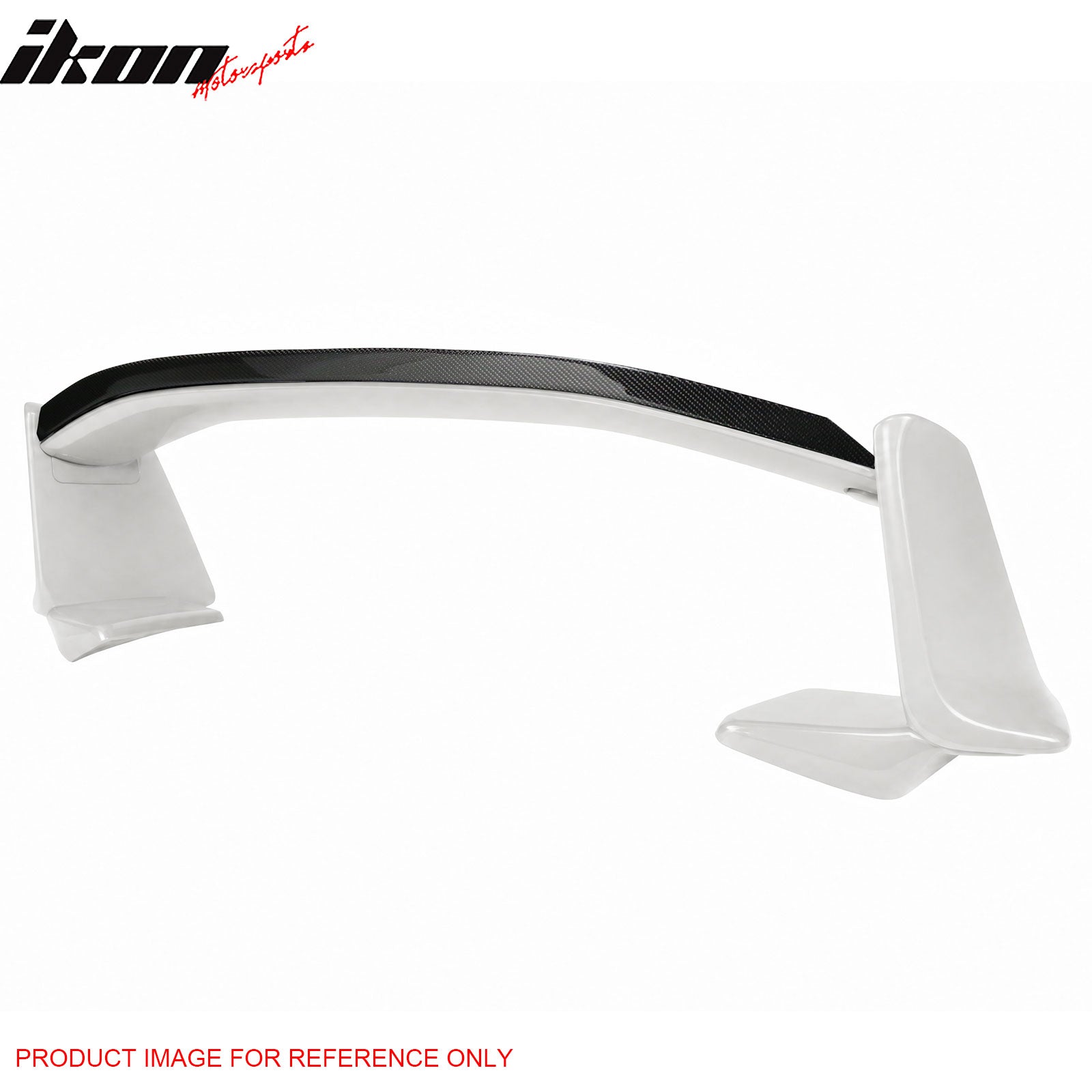 Fits 13-20 Scion FR-S/Subaru BRZ/86 #37J White Trunk Spoiler + CF Gurney Flap