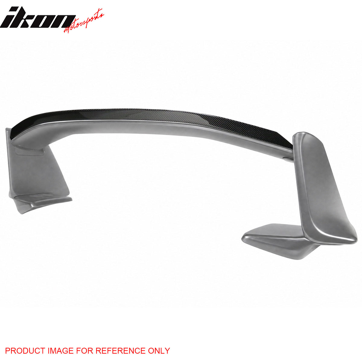 Fits 13-20 Scion FR-S/Subaru BRZ/86 #D6S Silver Trunk Spoiler + CF Gurney Flap