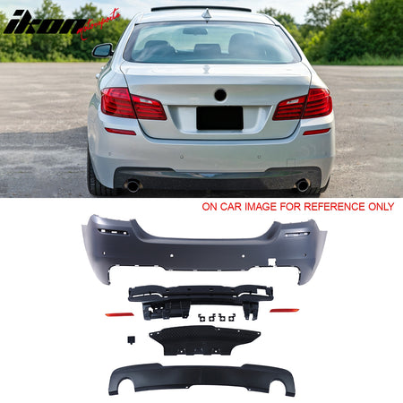 Fits 11-16 BMW 5-Series F10 M-Tech Front Rear Bumper +535i Diffuser +Side Skirts