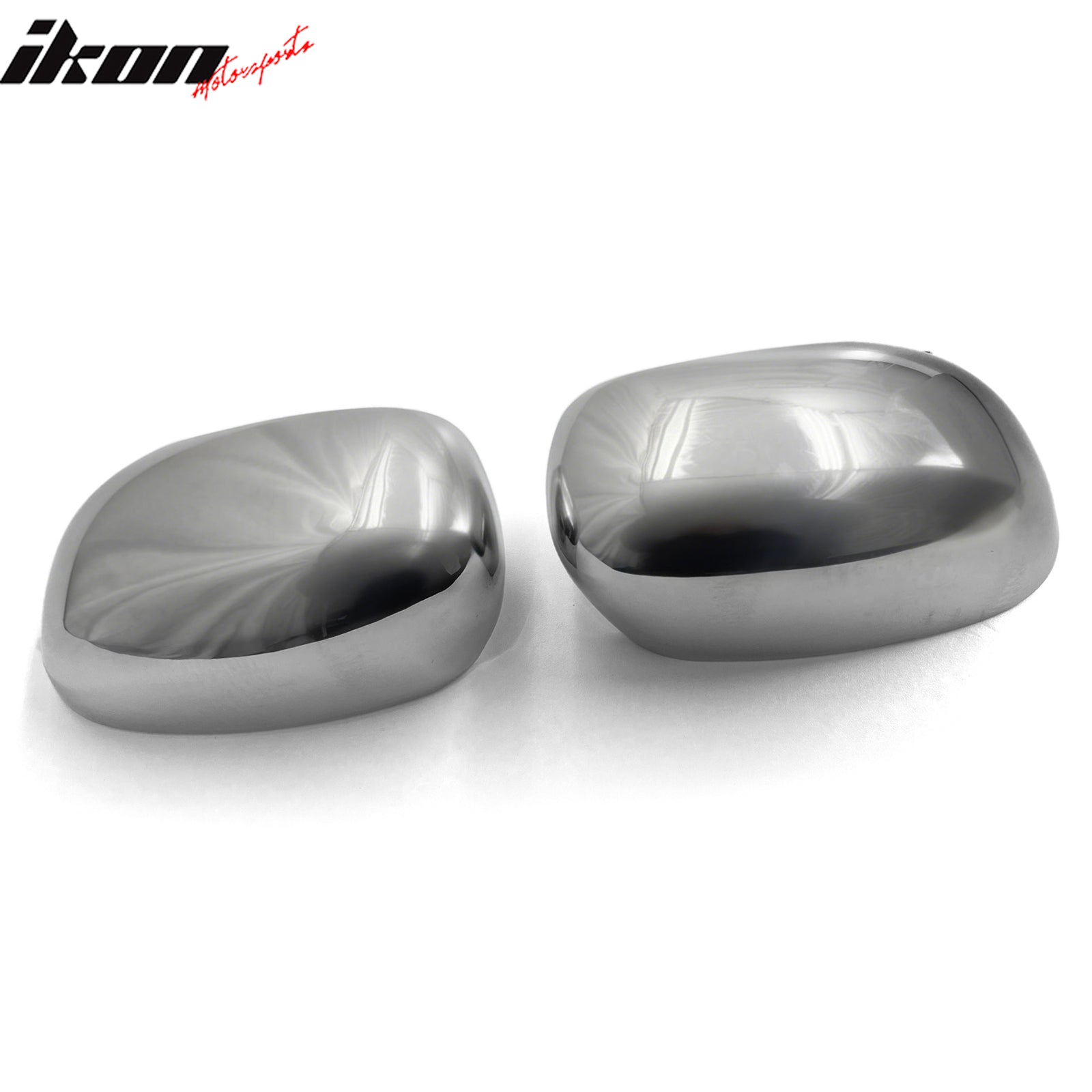 IKON MOTORSPORTS Mirror Cover, Compatible with 2005-2010 Chrysler 300, 2006-2010 Dodge Charger, 2005-2008 Magnum, Chrome ABS Rear View Mirror Protector Full Cap, 2PCS