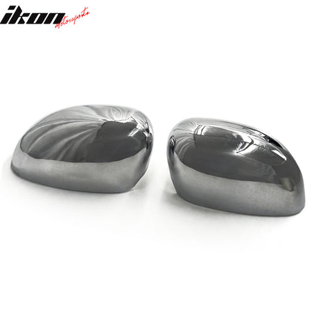 Fits 06-10 Dodge Charger 05-08 Magnum Side Full Mirror Covers Chrome ABS Pair