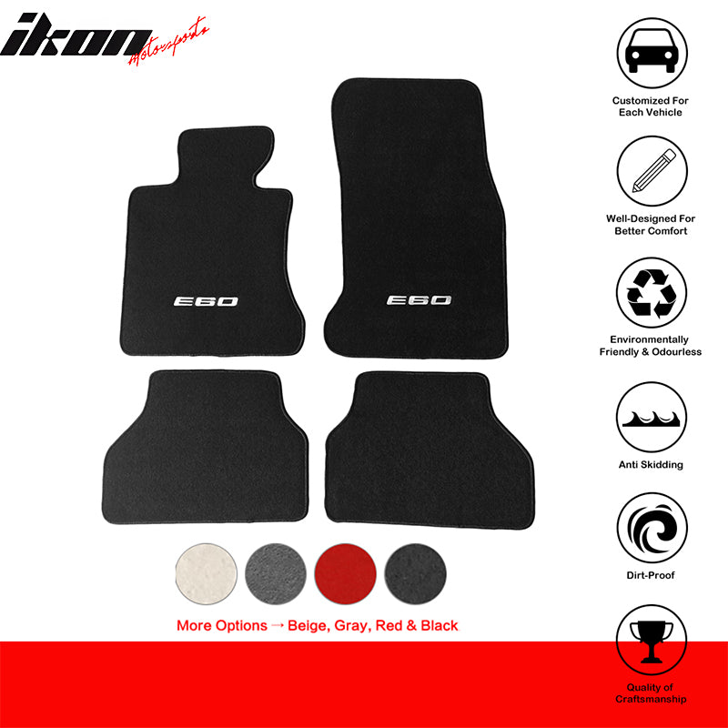 Factory Fitment Car Floor Mats Front Rear Nylon