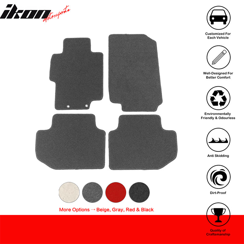 Factory Fitment Car Floor Mats Front Rear Nylon