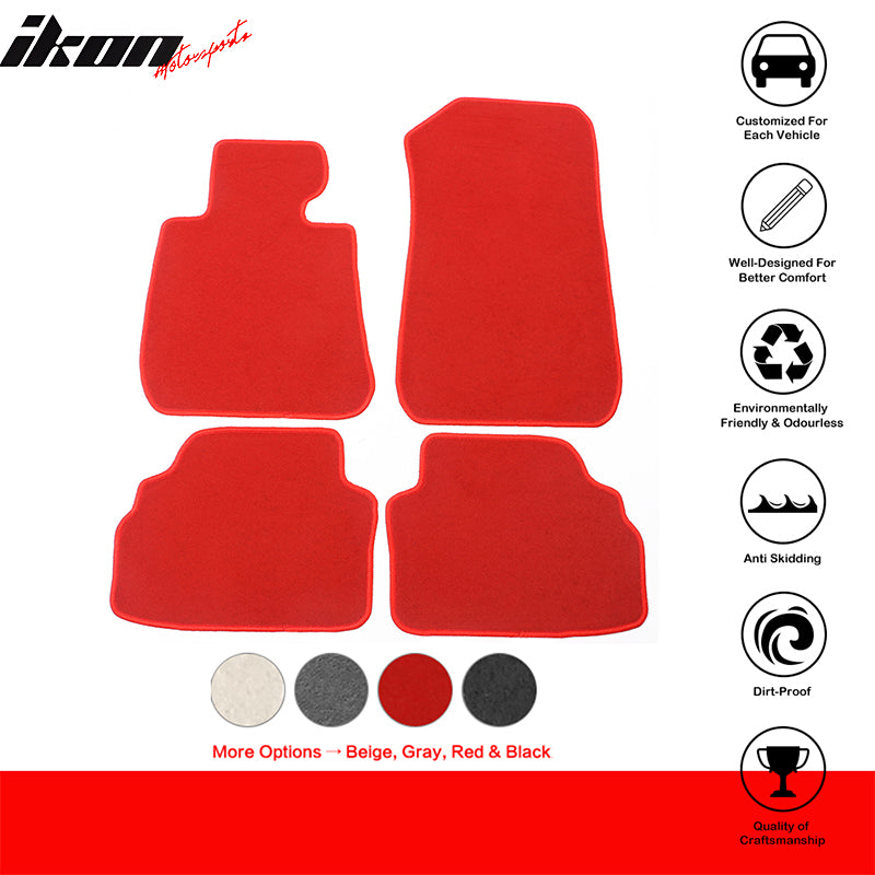 Factory Fitment Car Floor Mats Front Rear Nylon FOR: (BMW)