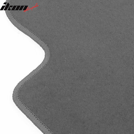 Floor Mats Compatible With 2002-2007 SUBARU IMPREZA WRX, Nylon Front Rear Carpet by IKON MOTORSPORTS, 2003 2004 2005 2006