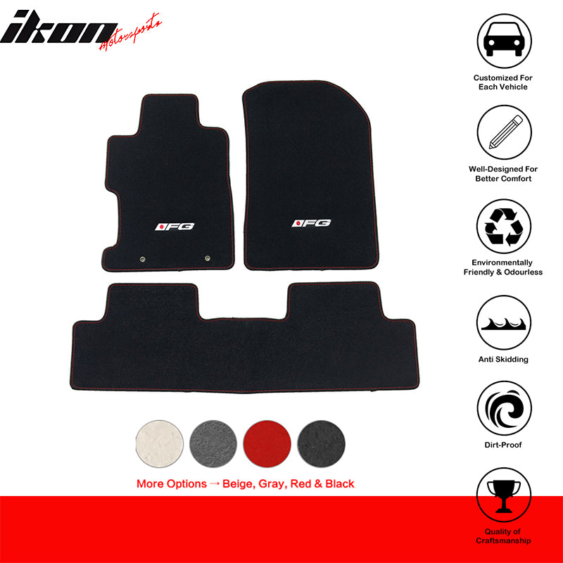 Factory Fitment Car Floor Mats Front Rear Nylon