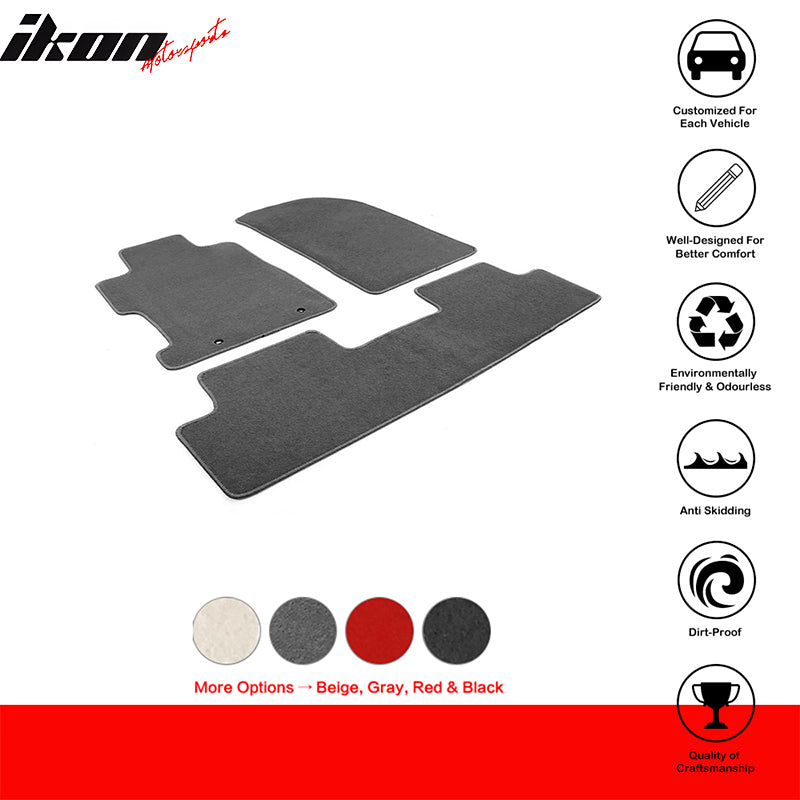 Factory Fitment Car Floor Mats Front Rear Nylon