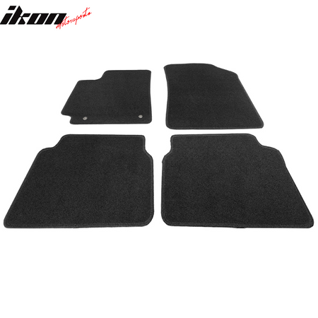 Fits 09-13  Toyota Corolla Black Car Floor Mats Front & Rear 4PC Nylon