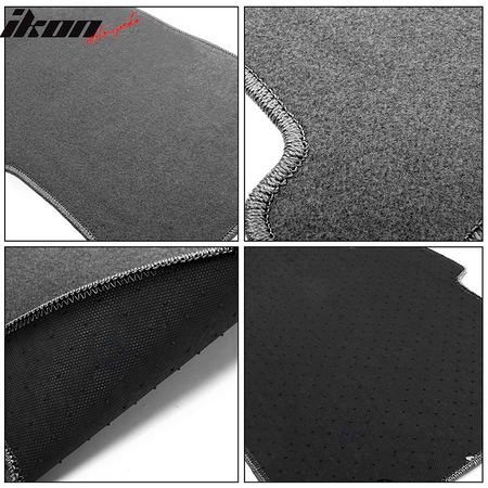 92-98 E36 3-Series Floor Mats Carpet Front & Rear Gray 4PC - Nylon FOR: (BMW)