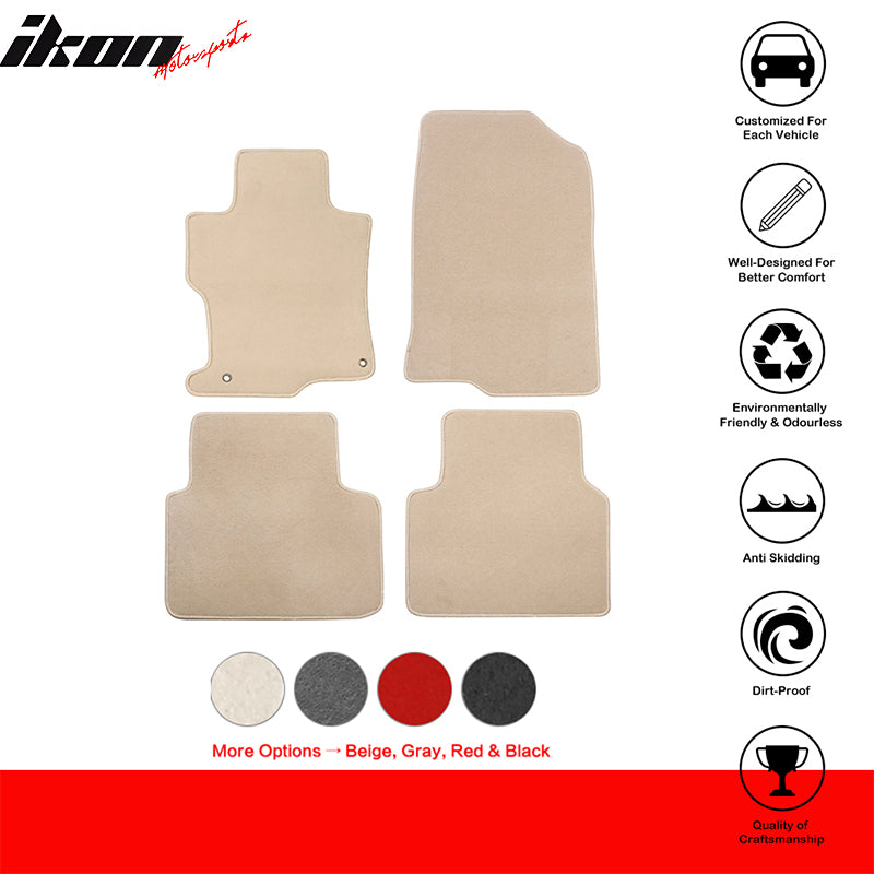 Factory Fitment Car Floor Mats Front Rear Nylon