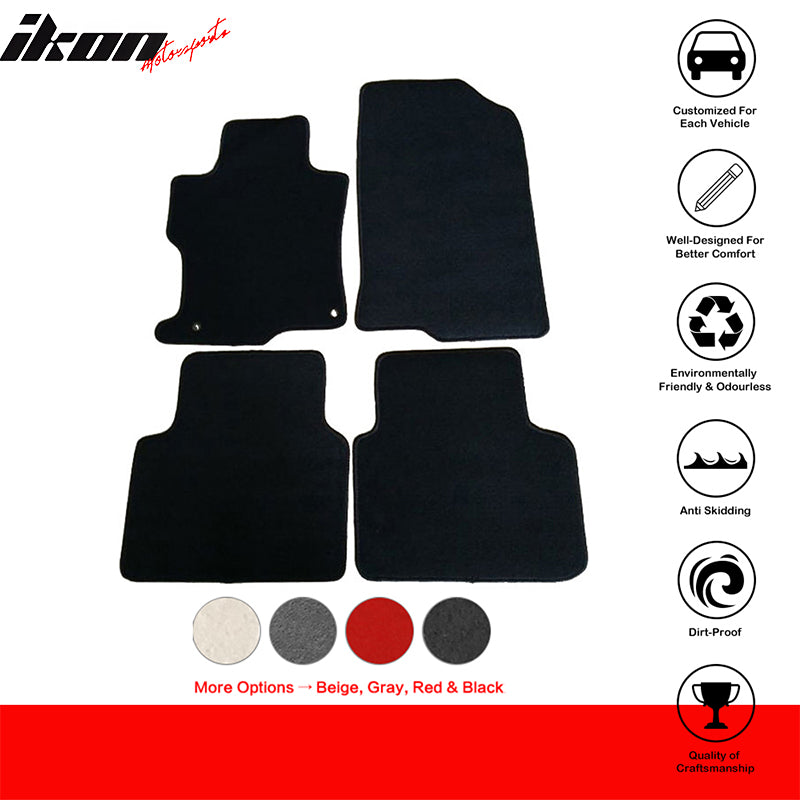 Factory Fitment Car Floor Mats Front Rear Nylon