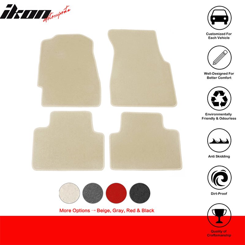 Factory Fitment Car Floor Mats Front Rear Nylon