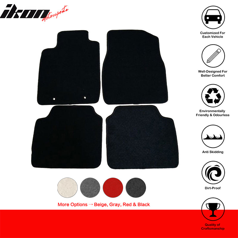 Car Floor Mat for 2002-2006 Lexus ES300 ES330 Black Carpet 4PC Nylon