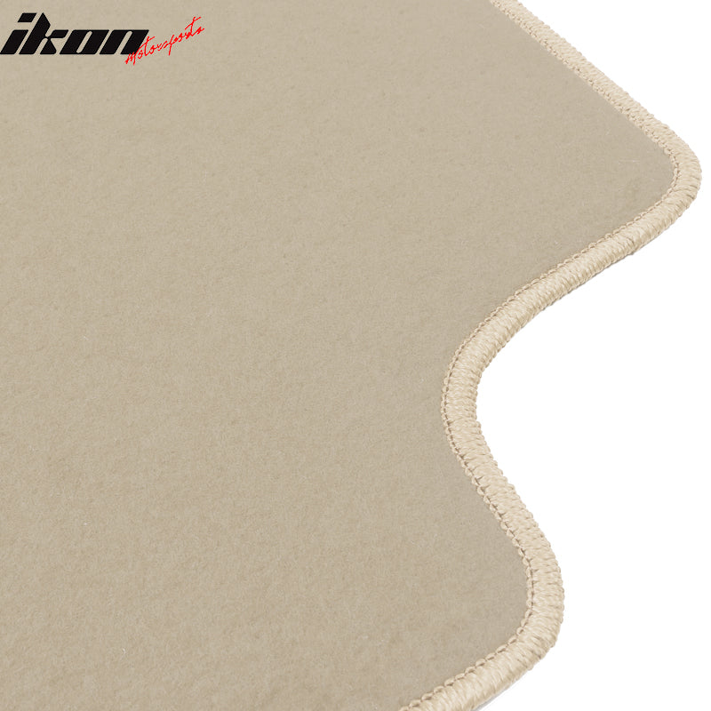 Floor Mats Compatible With 2006-2012 HONDA FIT, Nylon Front Rear Carpet by IKON MOTORSPORTS, 2007 2008 2009 2010 2011