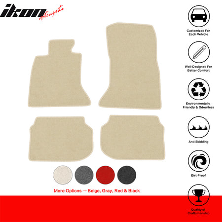 Factory Fitment Car Floor Mats Front Rear Nylon FOR: (BMW)