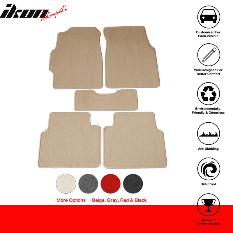 Factory Fitment Car Floor Mats Front Rear Nylon