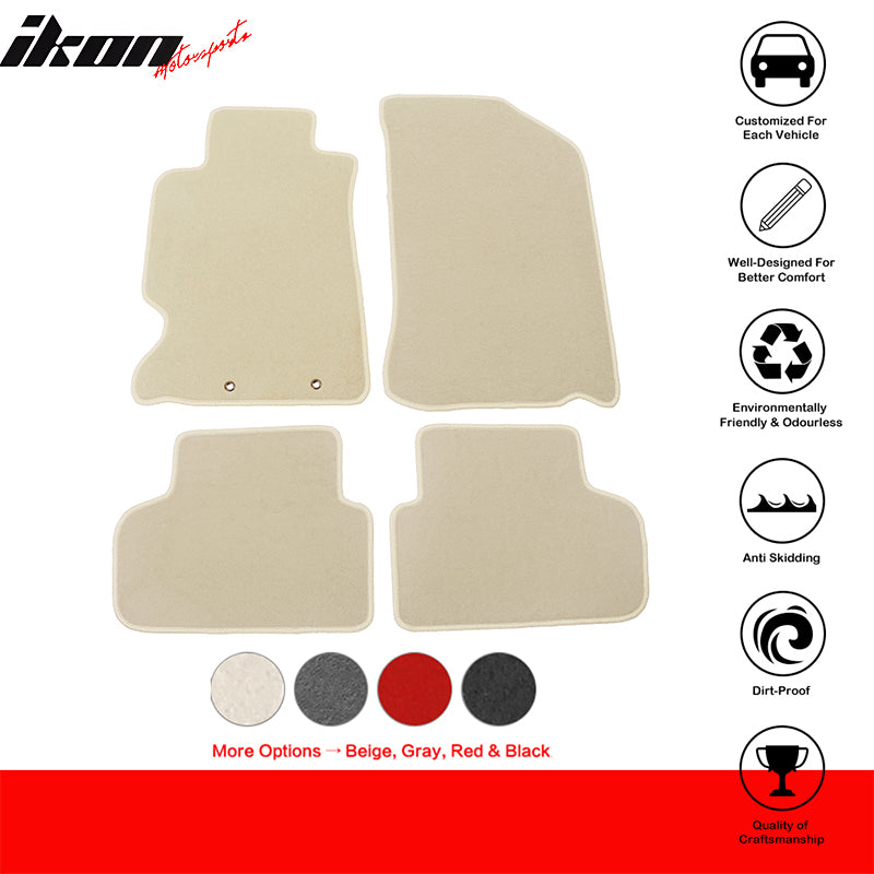 Factory Fitment Car Floor Mats Front Rear Nylon