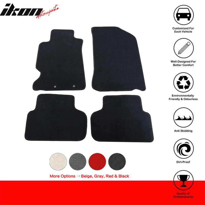 Factory Fitment Car Floor Mats Front Rear Nylon