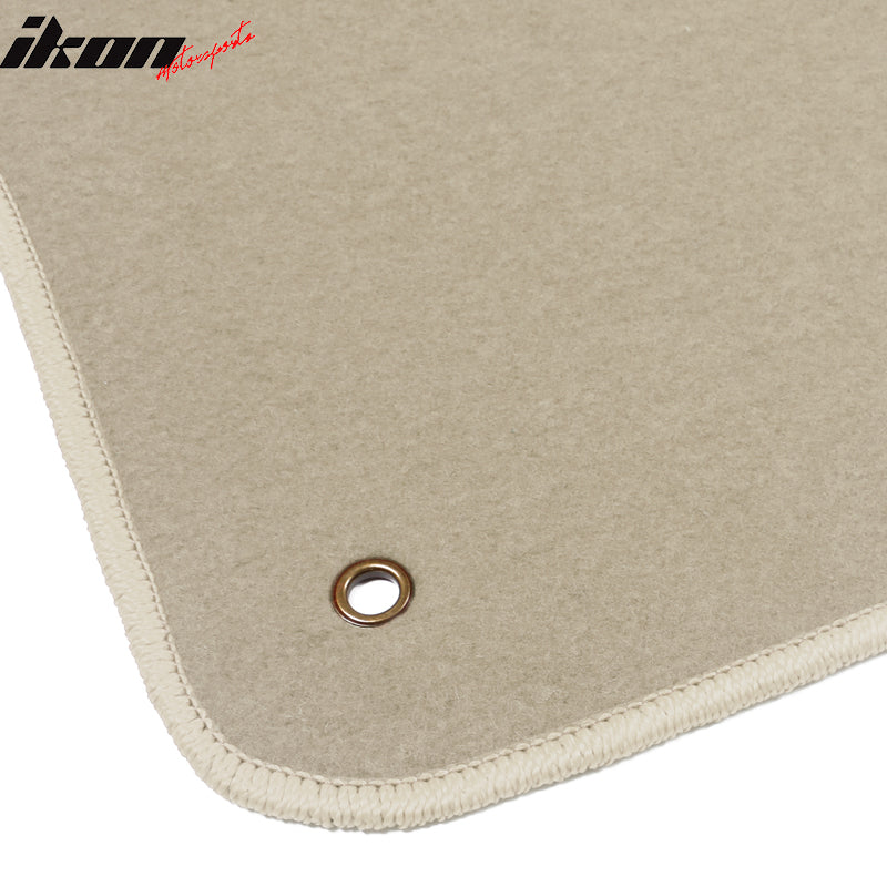 Floor Mats Compatible With 2010-2015 Chevrolet Camaro, Nylon Factory Fitment Car Floor Mats Front by IKON MOTORSPORTS, 2011 2012 2013 2014