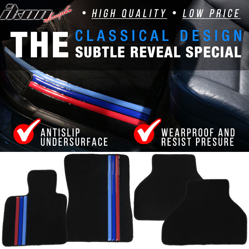 Factory Fitment Car Floor Mats Front Rear Nylon FOR: (BMW)