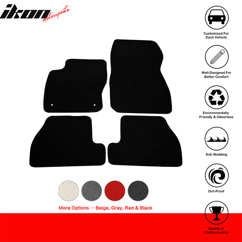 Factory Fitment Car Floor Mats Front Rear Nylon