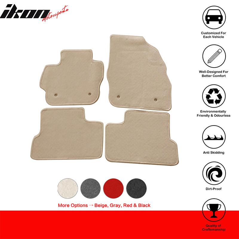 Factory Fitment Car Floor Mats Front Rear Nylon