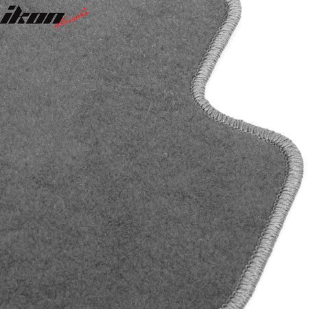 Fits 10-13 Mazda 3 Floor Mats Gray Nylon Carpet 1st 2nd Row 4PC Liner Protection