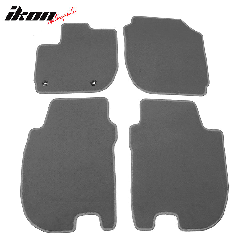 Floor Mat Compatible With 2017 2018 Honda Fit Factory Fitment Mats Carpet Front Rear 4pc Nylon By Ikon Motorsports