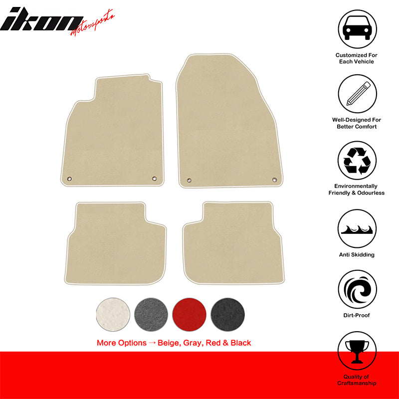 Factory Fitment Car Floor Mats Front Rear Nylon