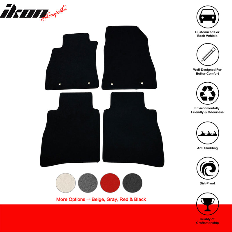 Factory Fitment Car Floor Mats Front Rear Nylon