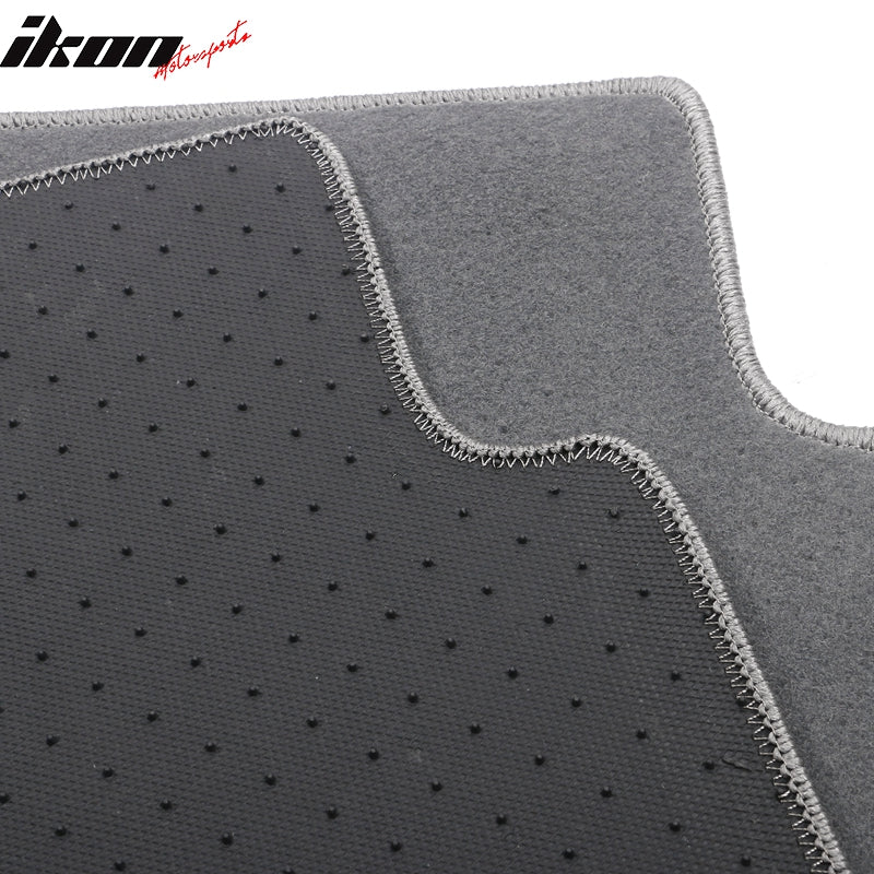 Fits 13-19 Nissan Sentra Gray Nylon Floor Mats Front Rear Carpets Liner Guard