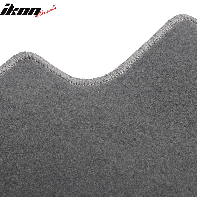 Fits 13-19 Nissan Sentra Gray Nylon Floor Mats Front Rear Carpets Liner Guard