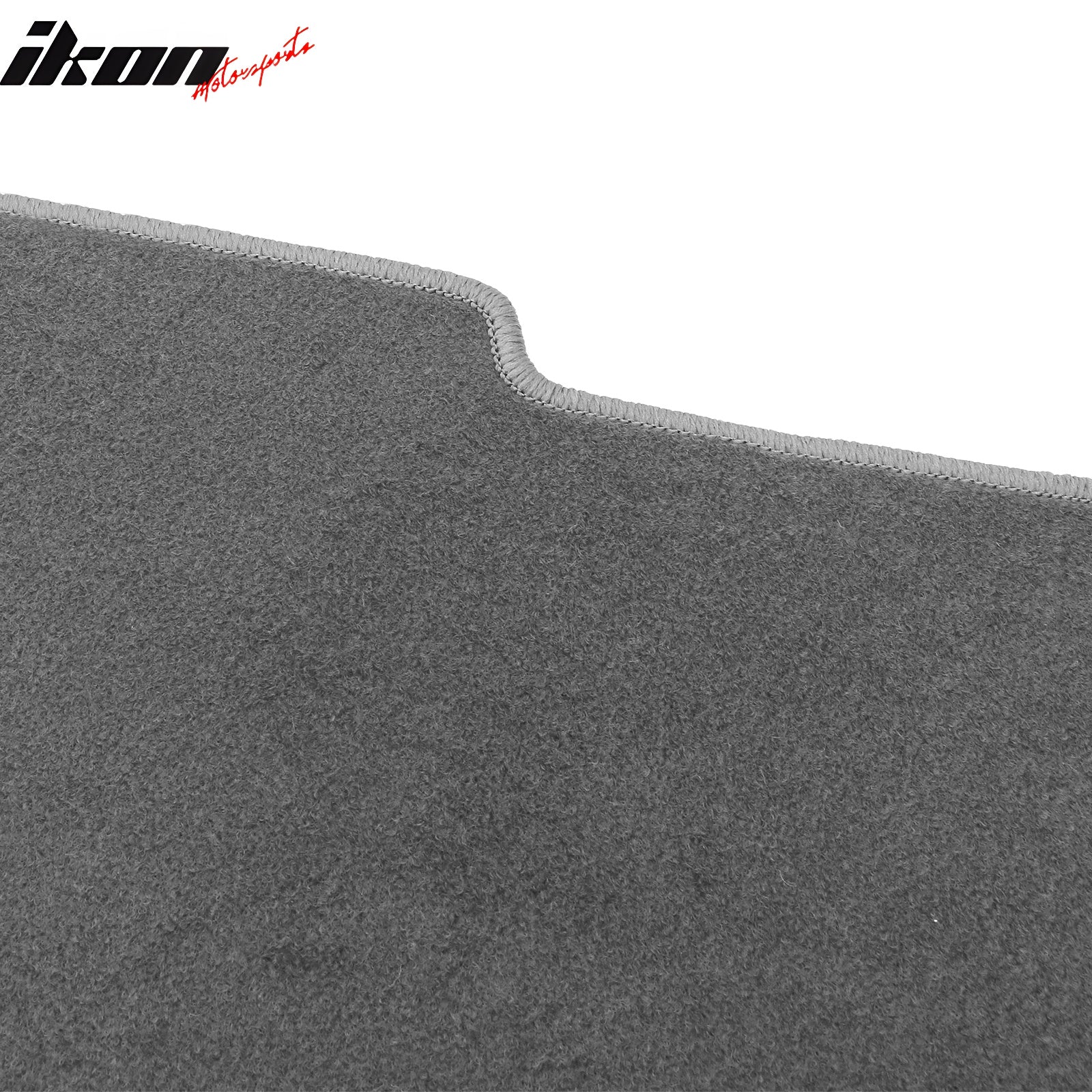 Fits 13-17 Honda Accord Sedan Floor Mats Liner Front Rear Nylon Grey Carpets 4PC