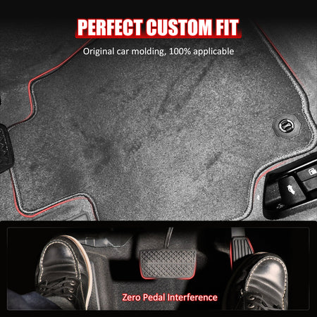 Fit 2012-2017 Toyota Camry Floor Mat Nylon Gray