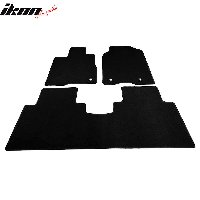 Fits 13-18 Acura RDX Black Nylon Floor Mats Carpets 3 PCS