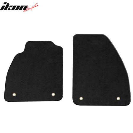 Fits 98-03 Chevrolet Malibu 4PCS Floor Mats Carpets Front & Rear Black Nylon