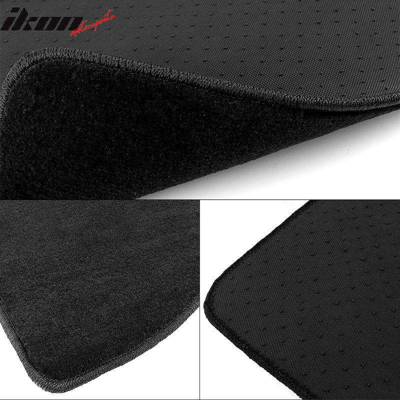 IKON MOTORSPORTS, Floor Mat Compatible With 2020-2023 Toyota Supra, All Seasons Weather Interior Nylon Mats Carpet 2PC Set