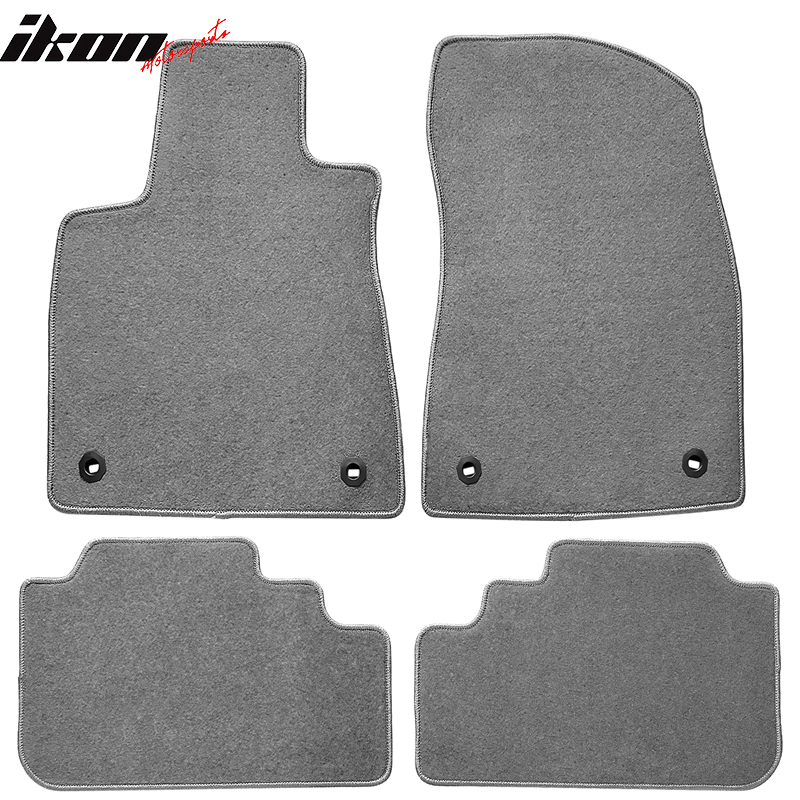 IKON MOTORSPORTS, Floor Mat Compatible With 2016-2023 Lexus RX350 RX450H, All Seasons Weather Interior Nylon Mats Carpet 4PC Set