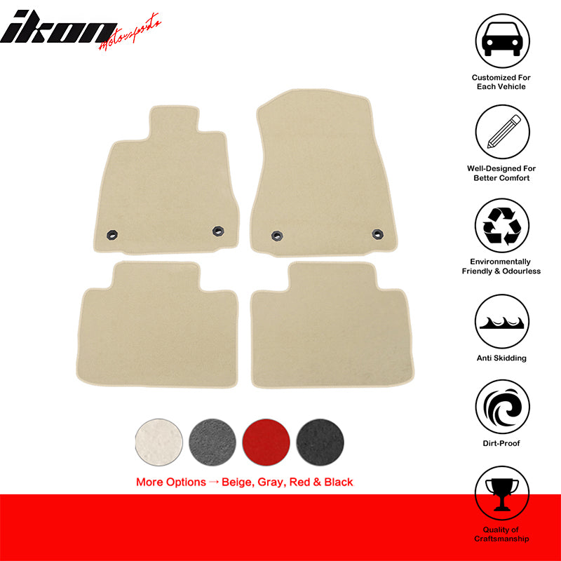 IKON MOTORSPORTS, Floor Mats Compatible With 2014-2023 Lexus