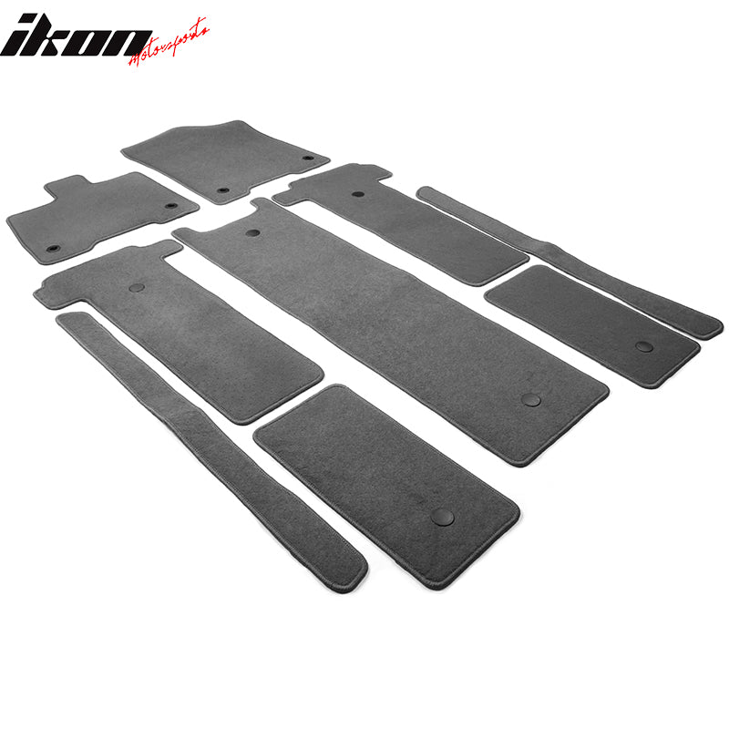 IKON MOTORSPORTS, Floor Mats Compatible With 2019-2023 Toyota RAV4, Nylon  Carpet Front & Rear 4PC Set, 2020 – Ikon Motorsports